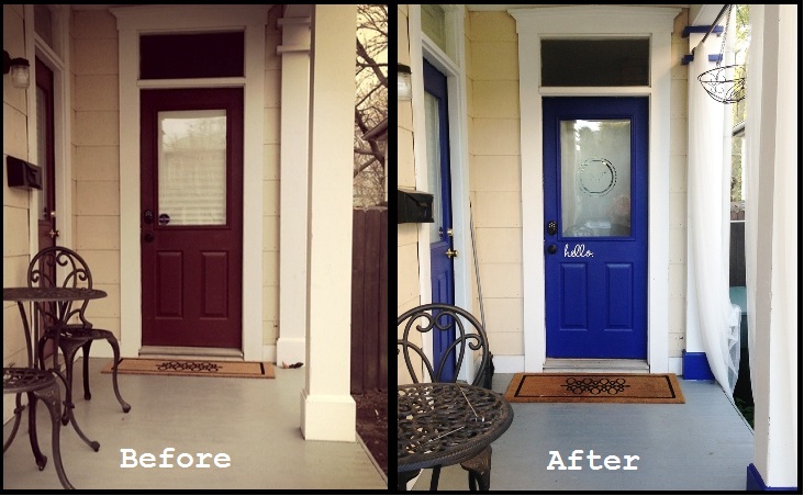 Front Door Before & After2