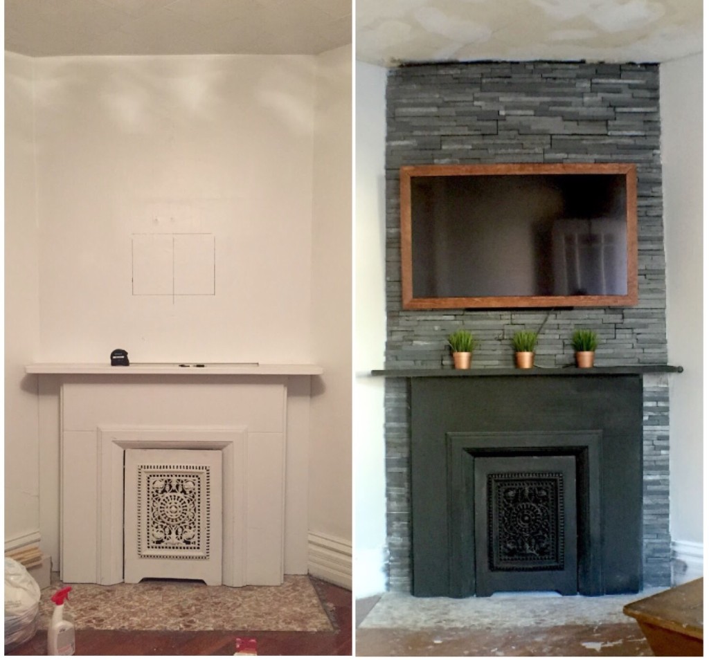 $102 Fireplace Facelift